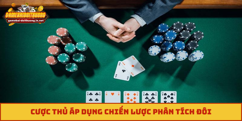 Cược thủ áp dụng chiến lược phân tích đôi
