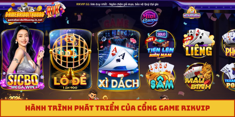 Hành trình phát triển của cổng game Rikvip