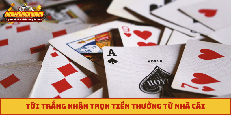 Tới trắng nhận trọn tiền thưởng từ nhà cái