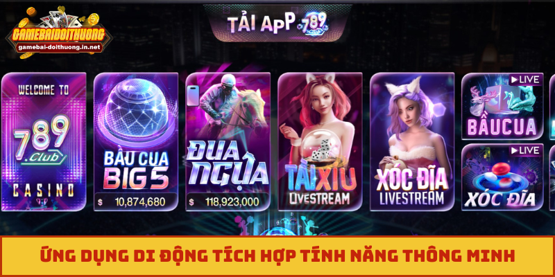 Ứng dụng di động tích hợp tính năng thông minh